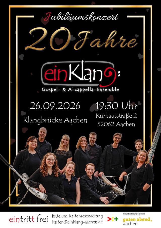 Jubiläumskonzert 20 Jahre einKlang
